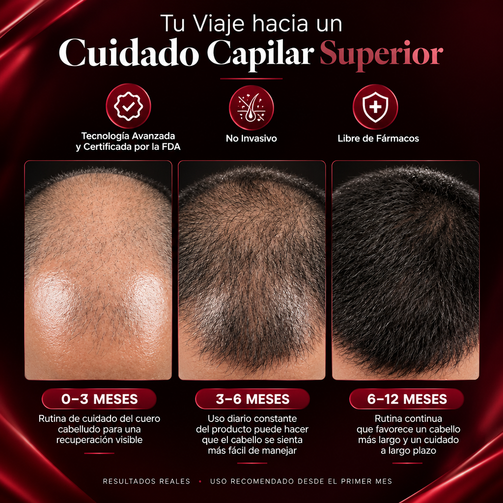 Gorra de Terapia Láser de Luz Roja para el Cabello